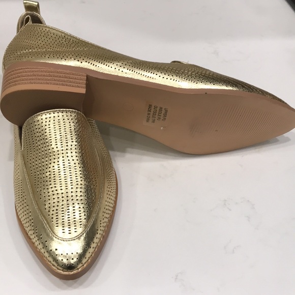 YELLOW GOLD SIZE 9 NWOTTan soles w all LUCIOUS GOLD! - Picture 2 of 8